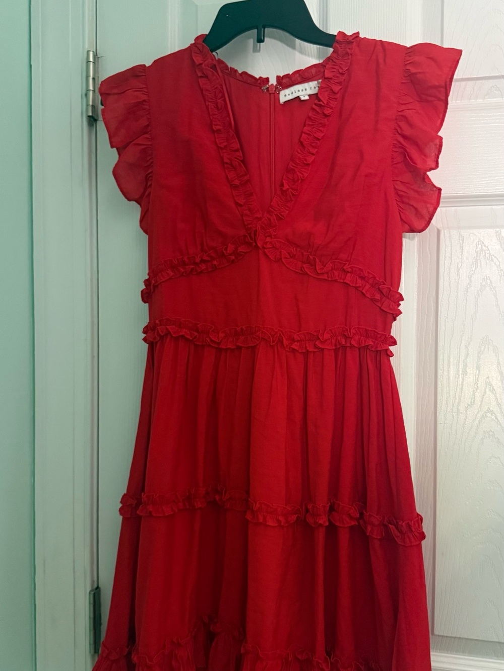 Endless Rose Red Ruffle Tiered Mini Dress